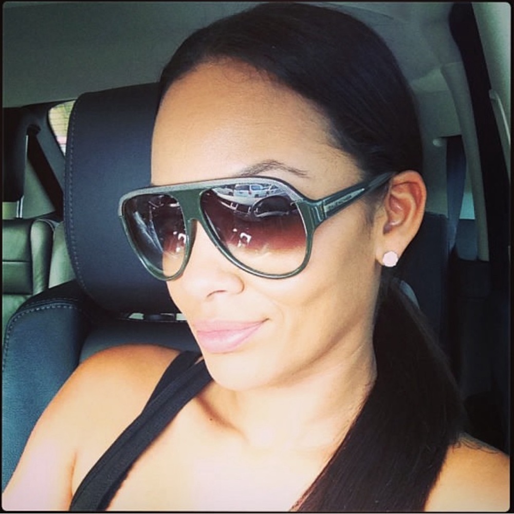 balenciaga hunter green aviator sunglasses